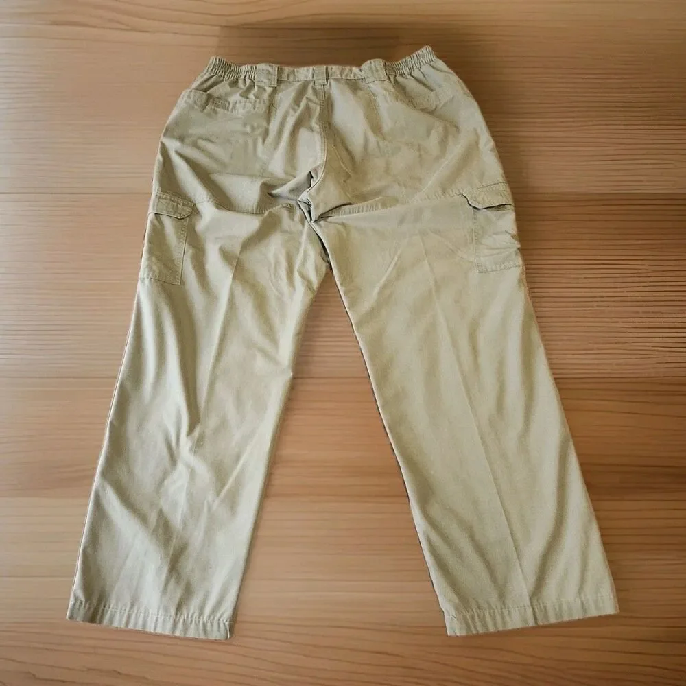 Propper Pants Mens 44x32 Green Tactical Double Knee Ripstop Teflon Cargo